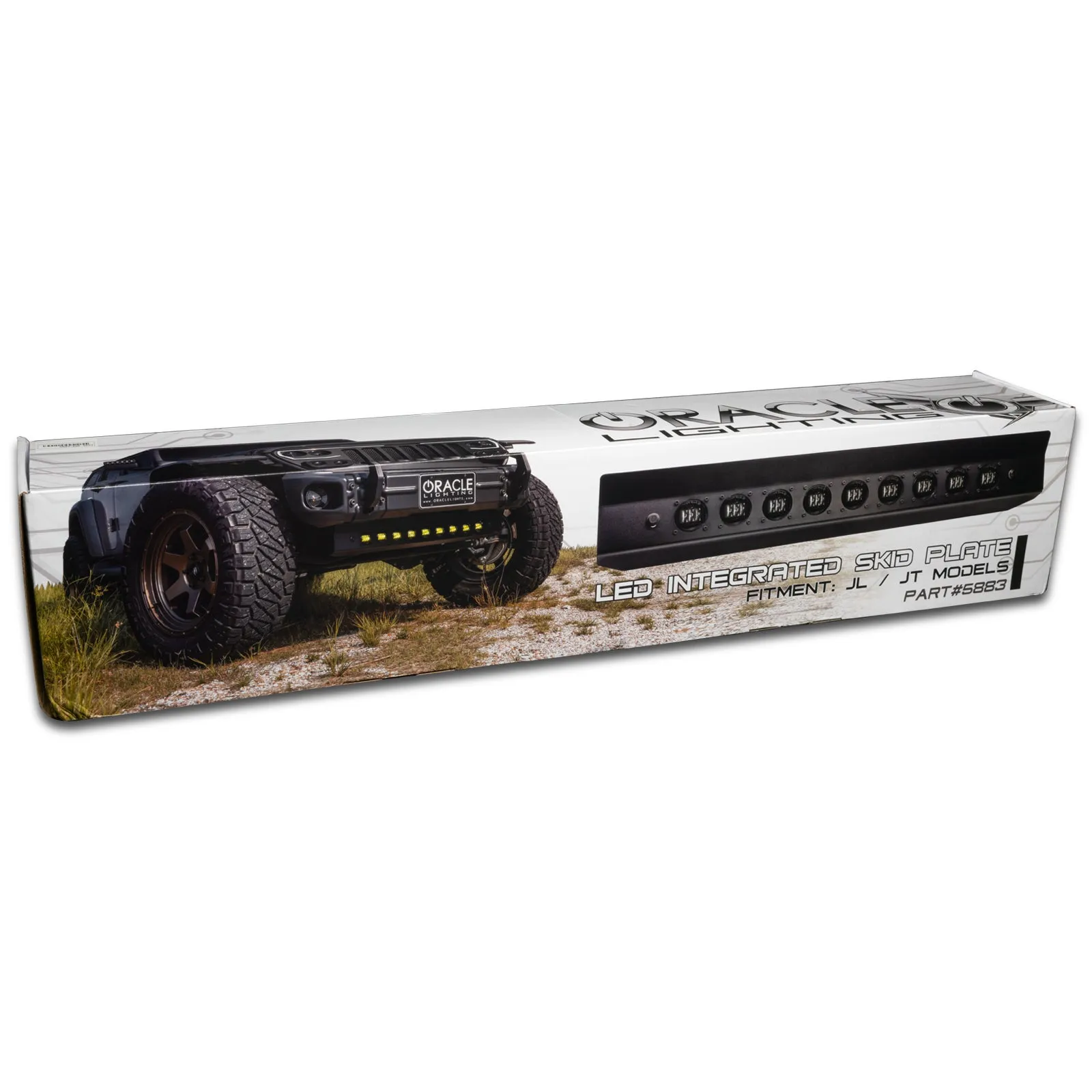 ORACLE Lighting Skid Plate with Integrated LED Emitters for Jeep Wrangler JL and Gladiator JT