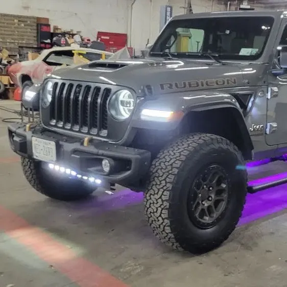 ORACLE Lighting Skid Plate with Integrated LED Emitters for Jeep Wrangler JL and Gladiator JT