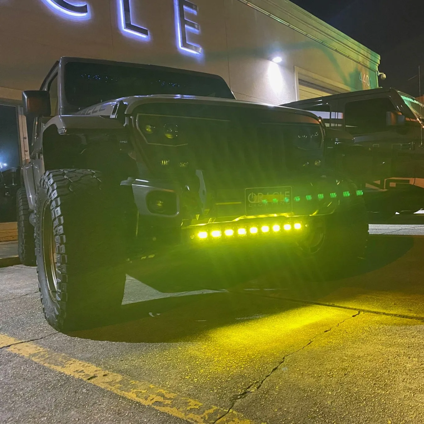 ORACLE Lighting Skid Plate with Integrated LED Emitters for Jeep Wrangler JL and Gladiator JT
