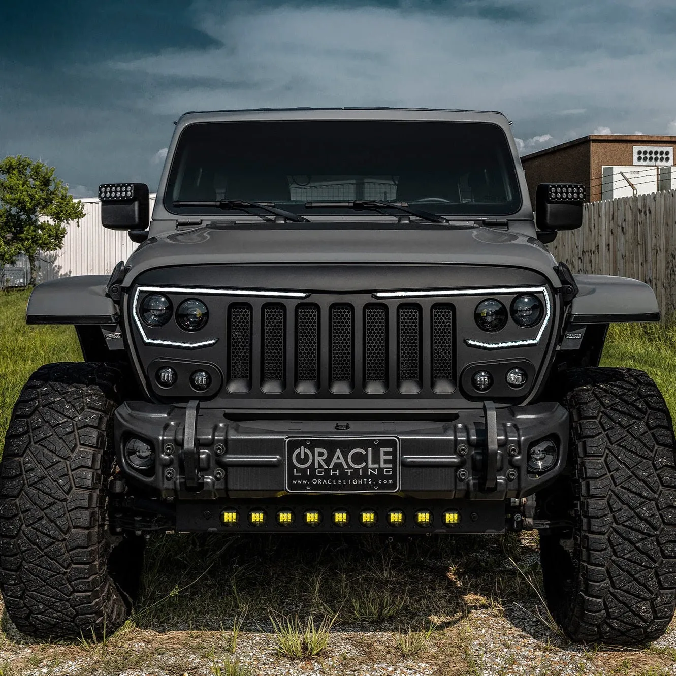 ORACLE Lighting Skid Plate with Integrated LED Emitters for Jeep Wrangler JL and Gladiator JT