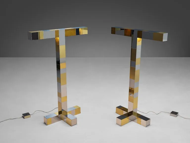 Paul Evans for Directional 'Cityscape' Floor Lamps