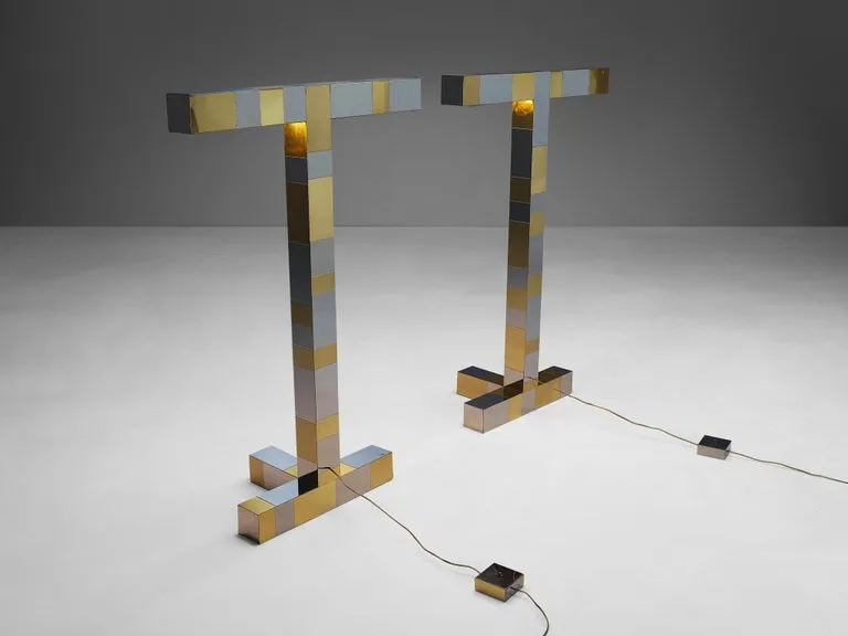 Paul Evans for Directional 'Cityscape' Floor Lamps