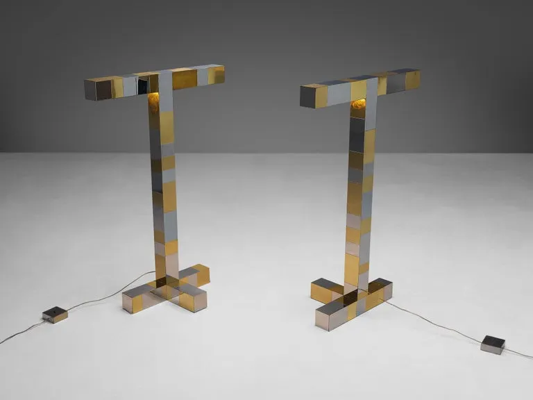 Paul Evans for Directional 'Cityscape' Floor Lamps