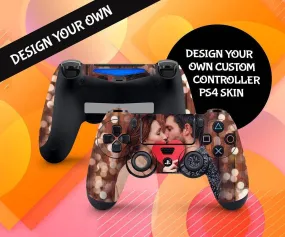 Personalized Your PS4 Controller With Your Favorite Picture , Custom Your Own Photo PS4 Controller Skin , Full Wrap Vinyl Decal