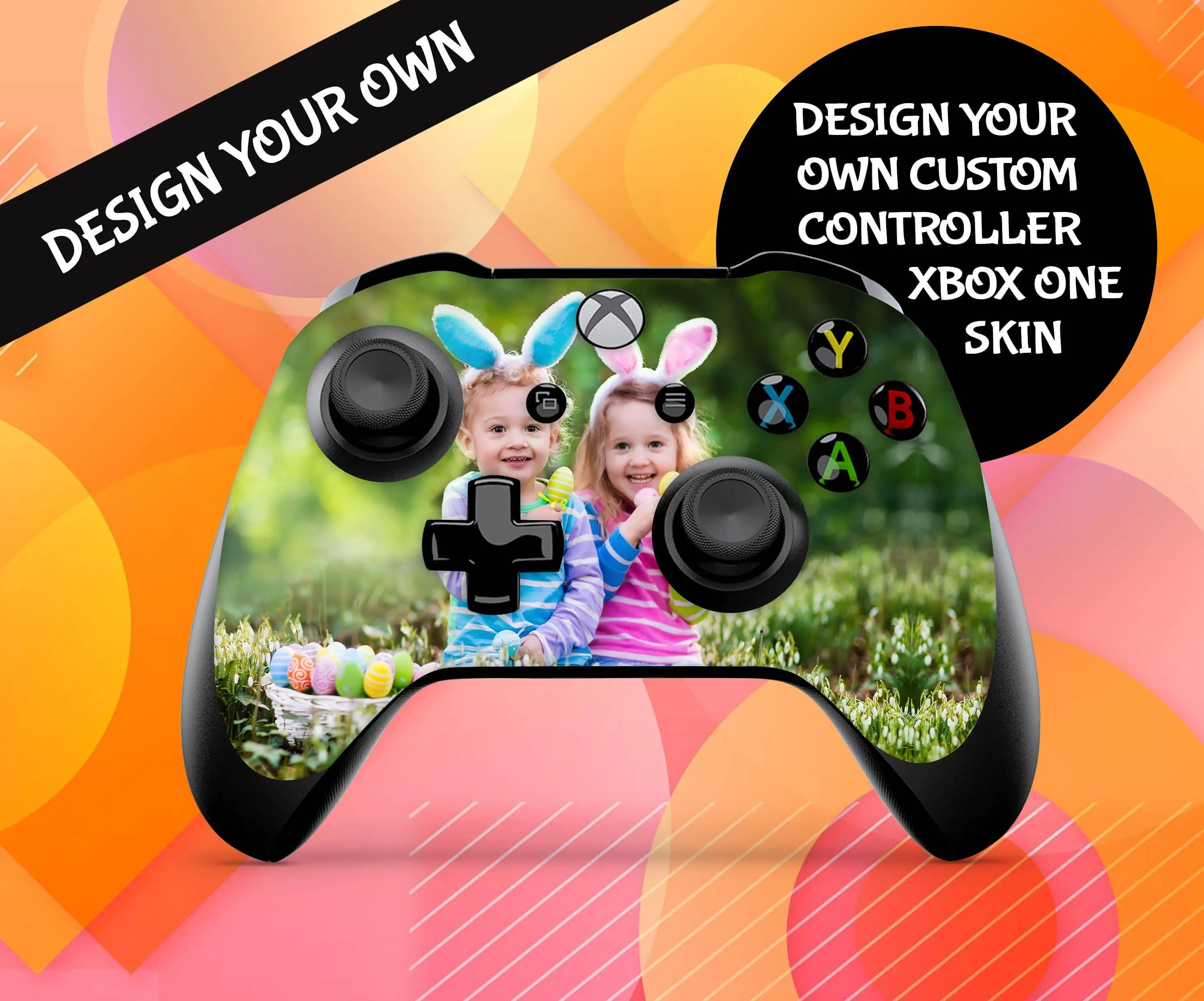 Personalized Your Xbox One Controller With Your Favorite Picture , Custom Your Own Photo Xbox One Controller Skin , Full Wrap Vinyl Decal