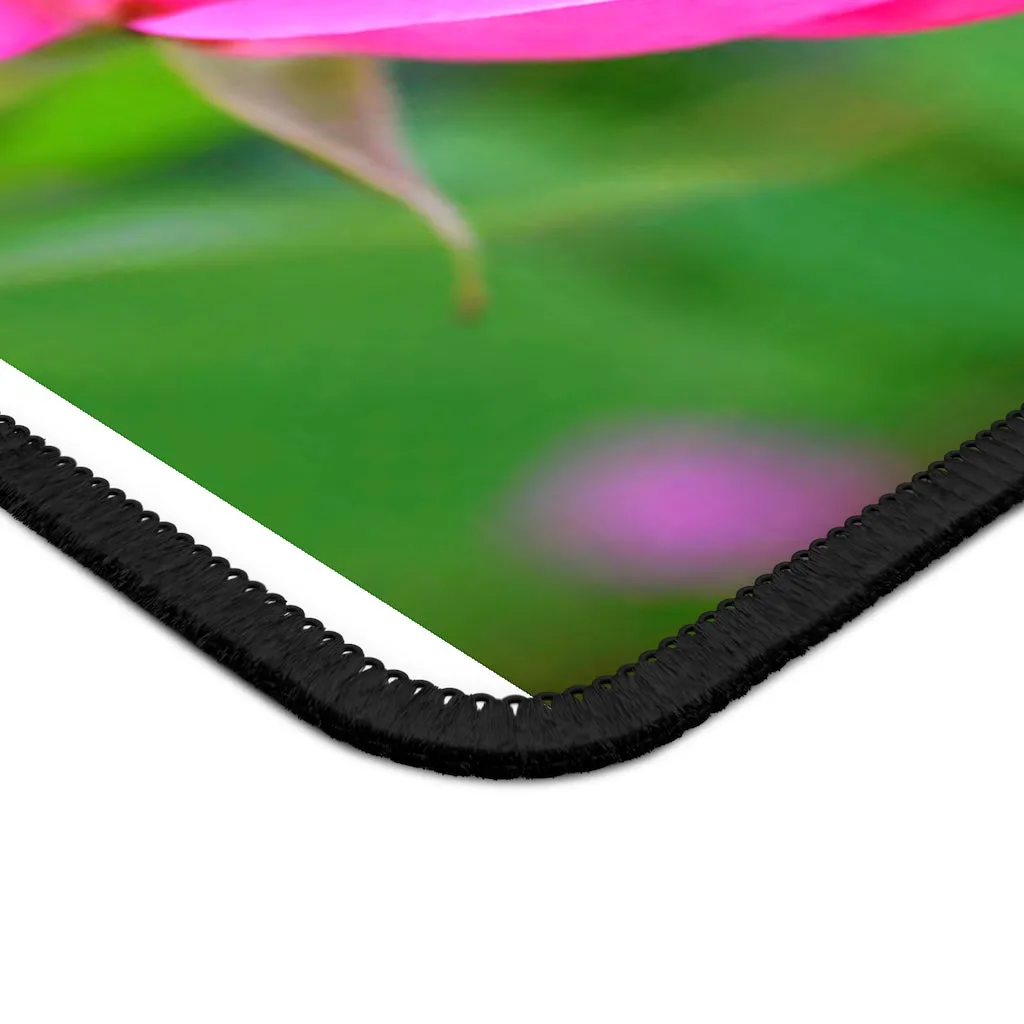 Pink Flower Gaming Mouse Pad