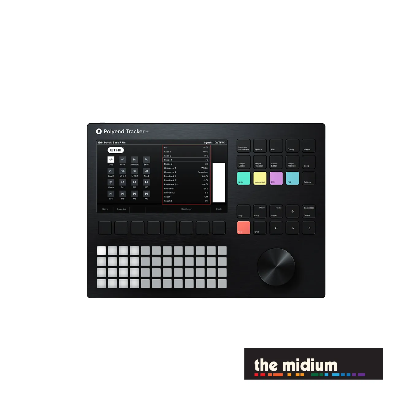 Polyend Tracker  standalone audio workstation, sequencer, drum machine, synth, and stereo sampler