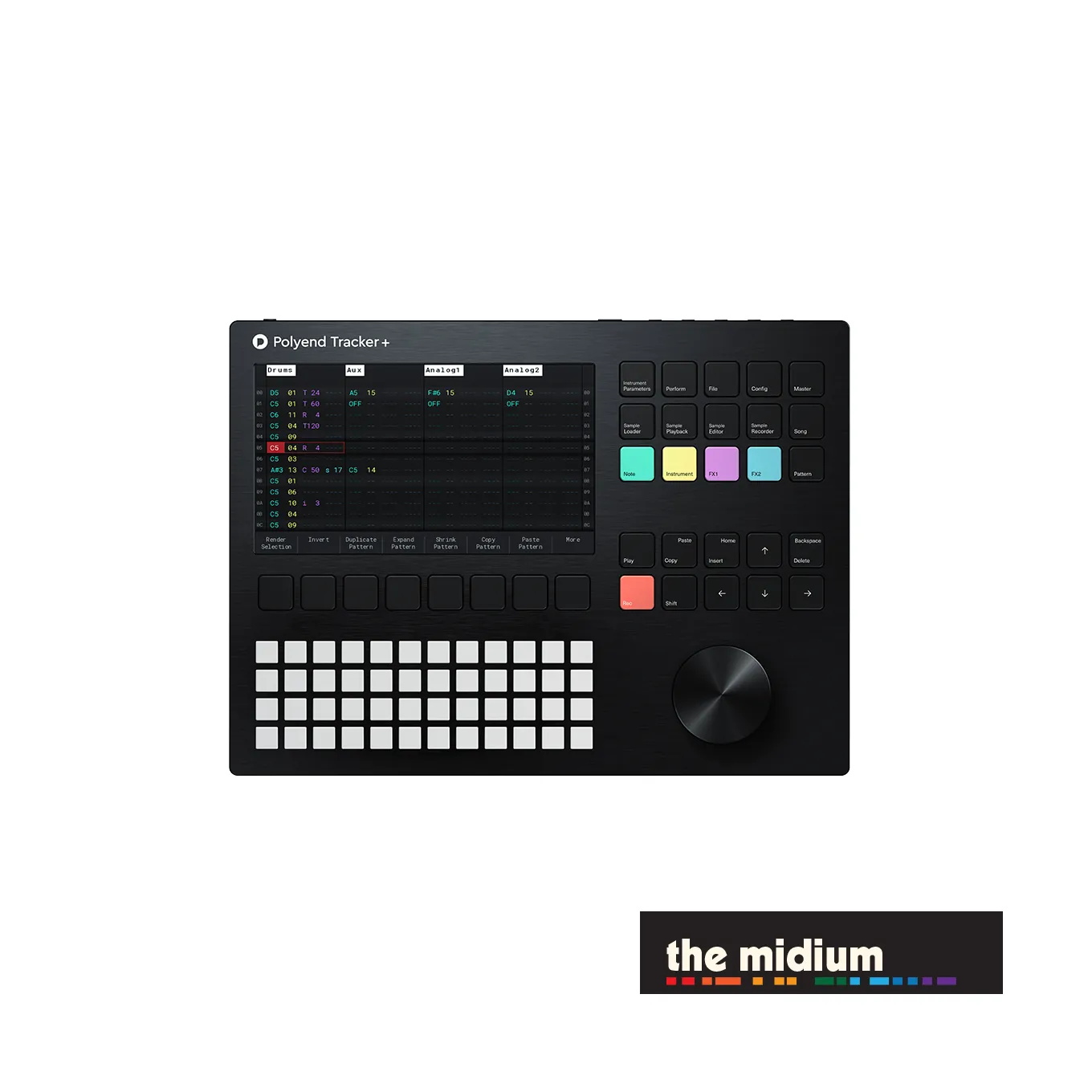 Polyend Tracker  standalone audio workstation, sequencer, drum machine, synth, and stereo sampler