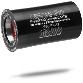 PressFit30 x 83mm for 30mm Spindle Road Crank Sets