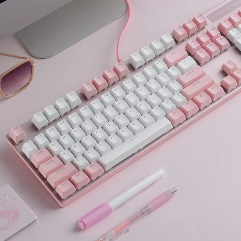 Rapoo V500PRO Pink Multiple Mode Backlit Gaming Mechanical Keyboard