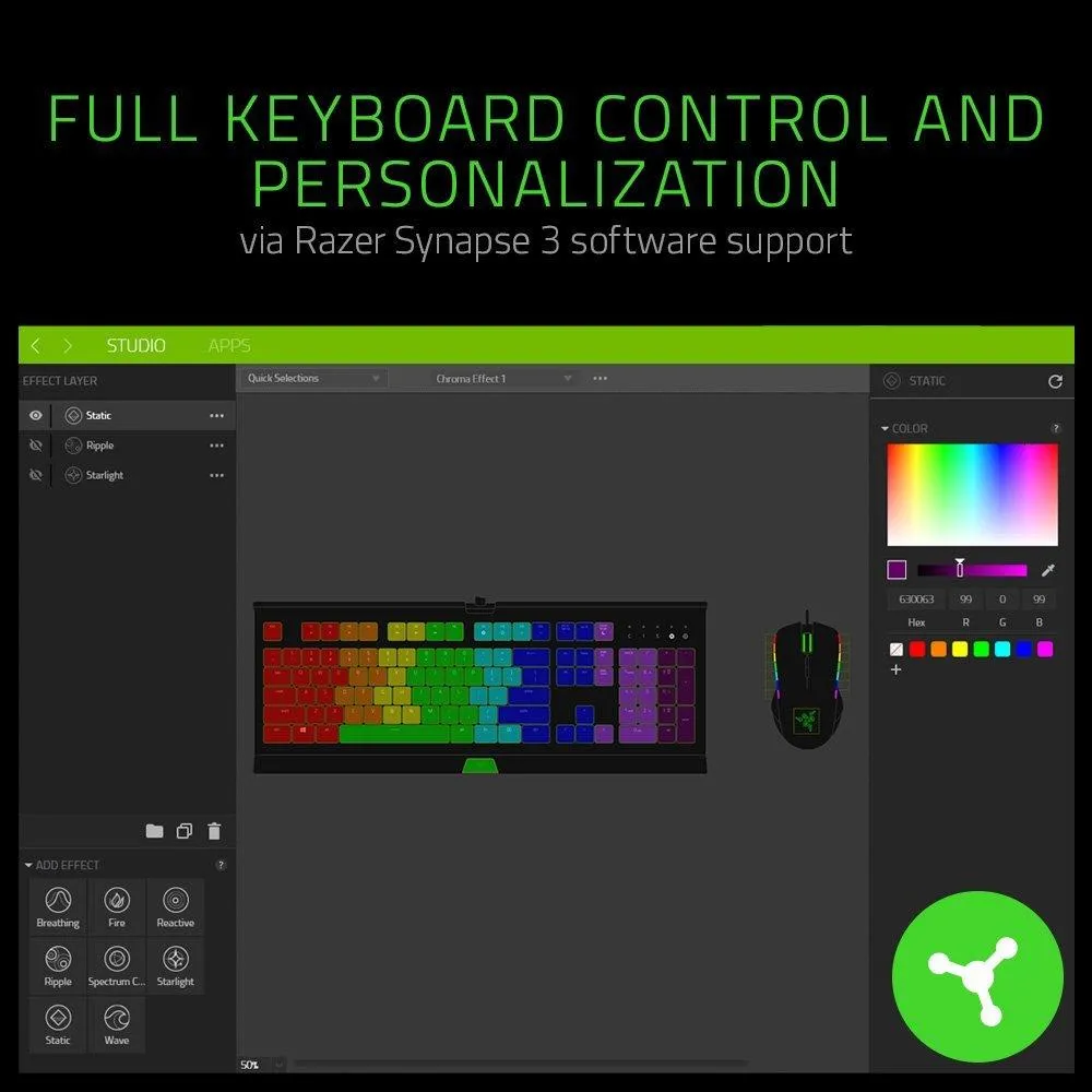 Razer Cynosa Chroma Gaming Keyboard