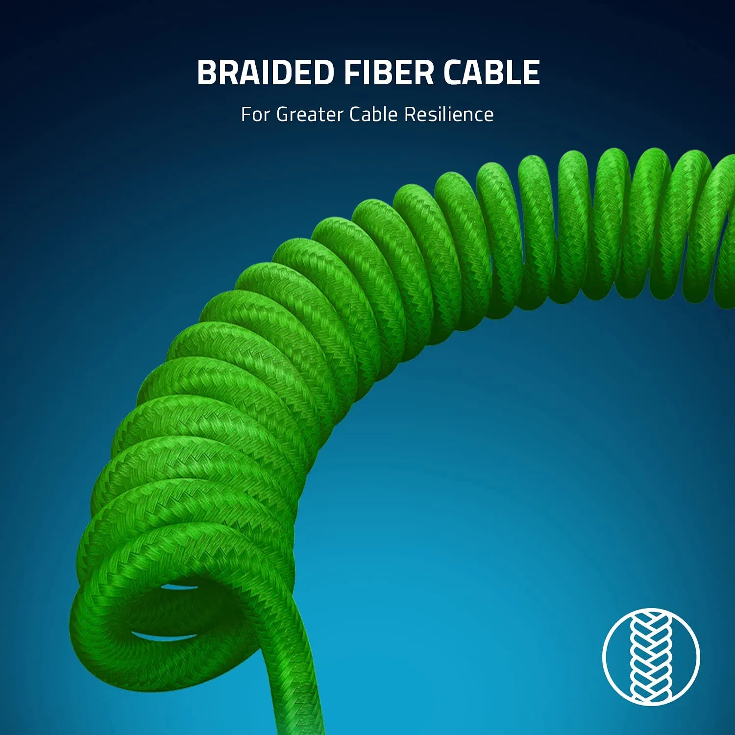 Razer Keycap PBT   Coiled Cable Upgrade Set: Durable Doubleshot PBT - Universal Compatibility - Keycap Removal Tool & Stabilizers - Tactically Coiled & Designed - Braided Fiber Cable - Mercury White