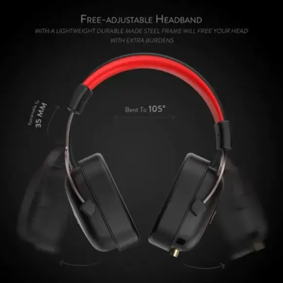 Redragon H510-1 ZEUS 2 Wired Gaming Headset - Black