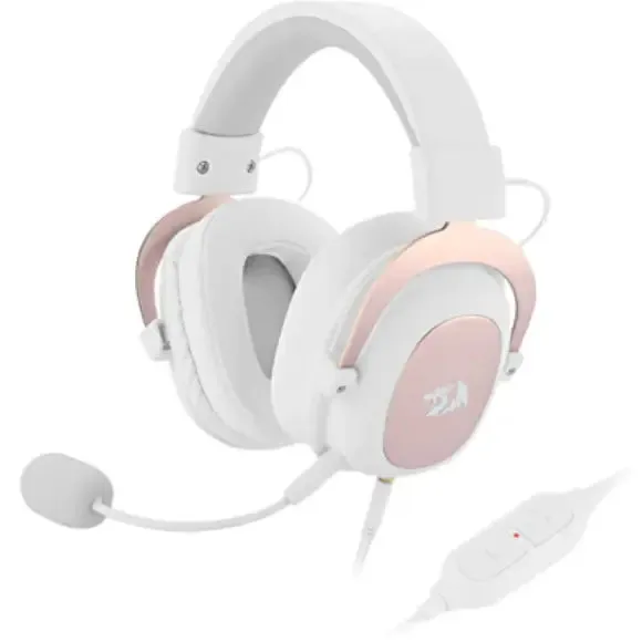 Redragon H510W ZEUS 2 Wired Gaming Headset - White