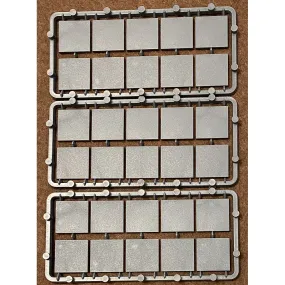 Renedra Fireforge Games Grey Square 20mm x 20mm Wargaming Bases