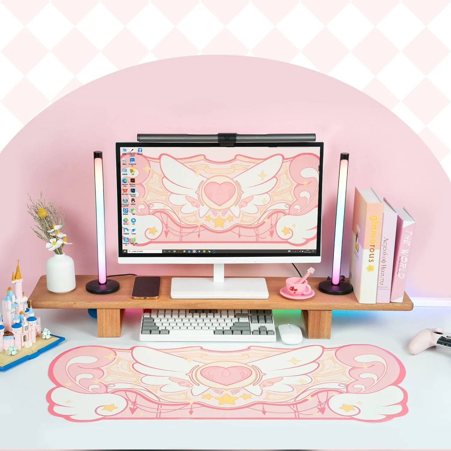 Sakura Heart Gaming Mousepad