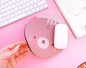 Satsuma the Cat Mouse Pad | Kawaii Desk Mat | Cute Pastel Office & Gaming Decor