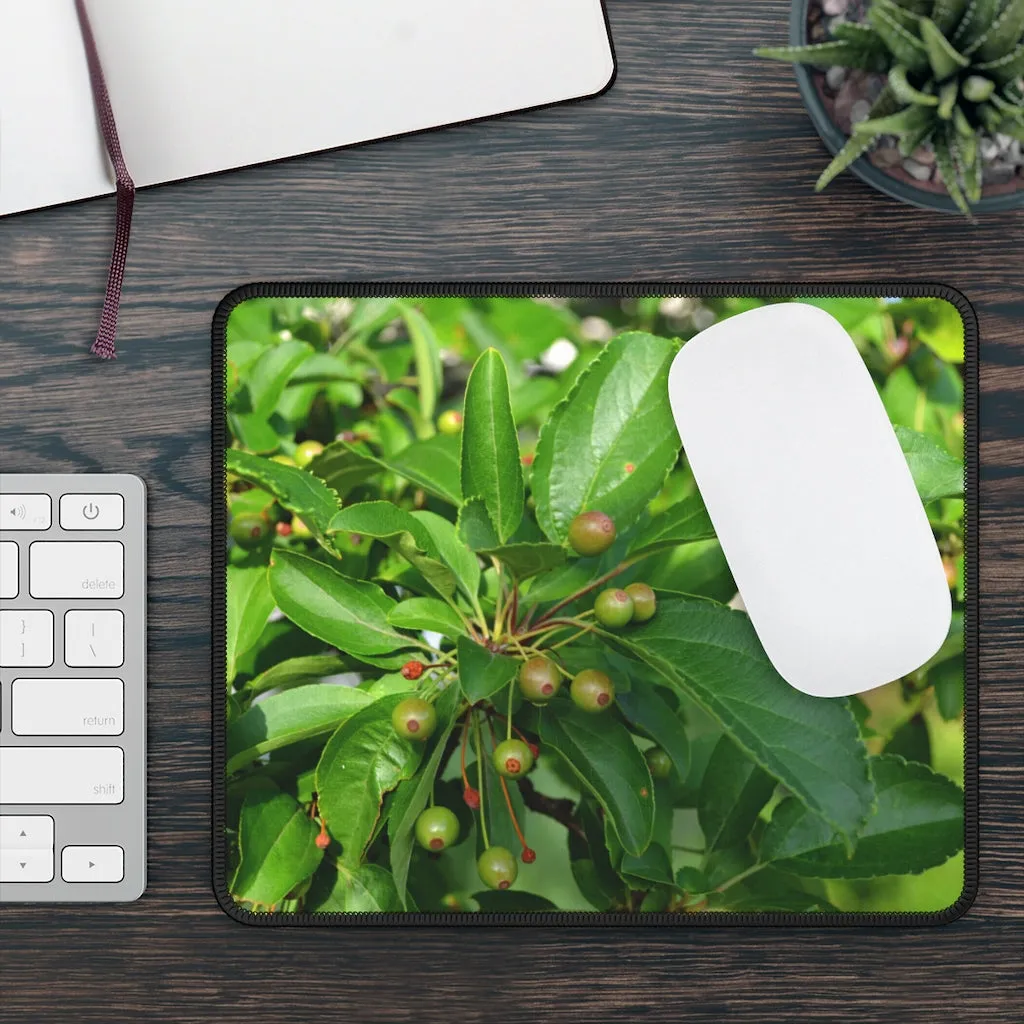 Seeds and Green Leaves Gaming Mouse Pad