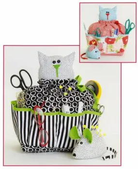 Sewing Catty & Pincushion Mouse - Cotton Ginnys