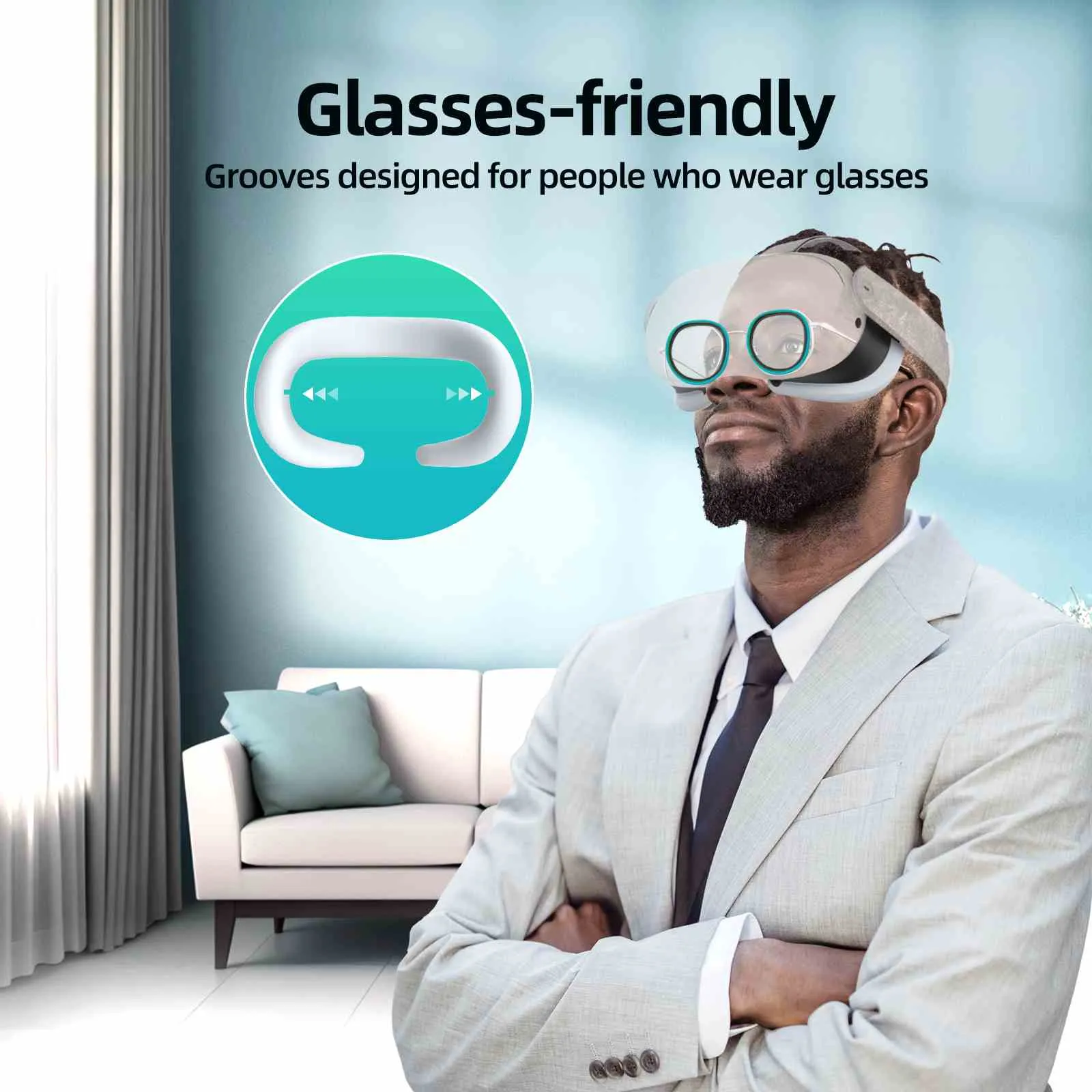 Silicone Facial Interface for Quest 3