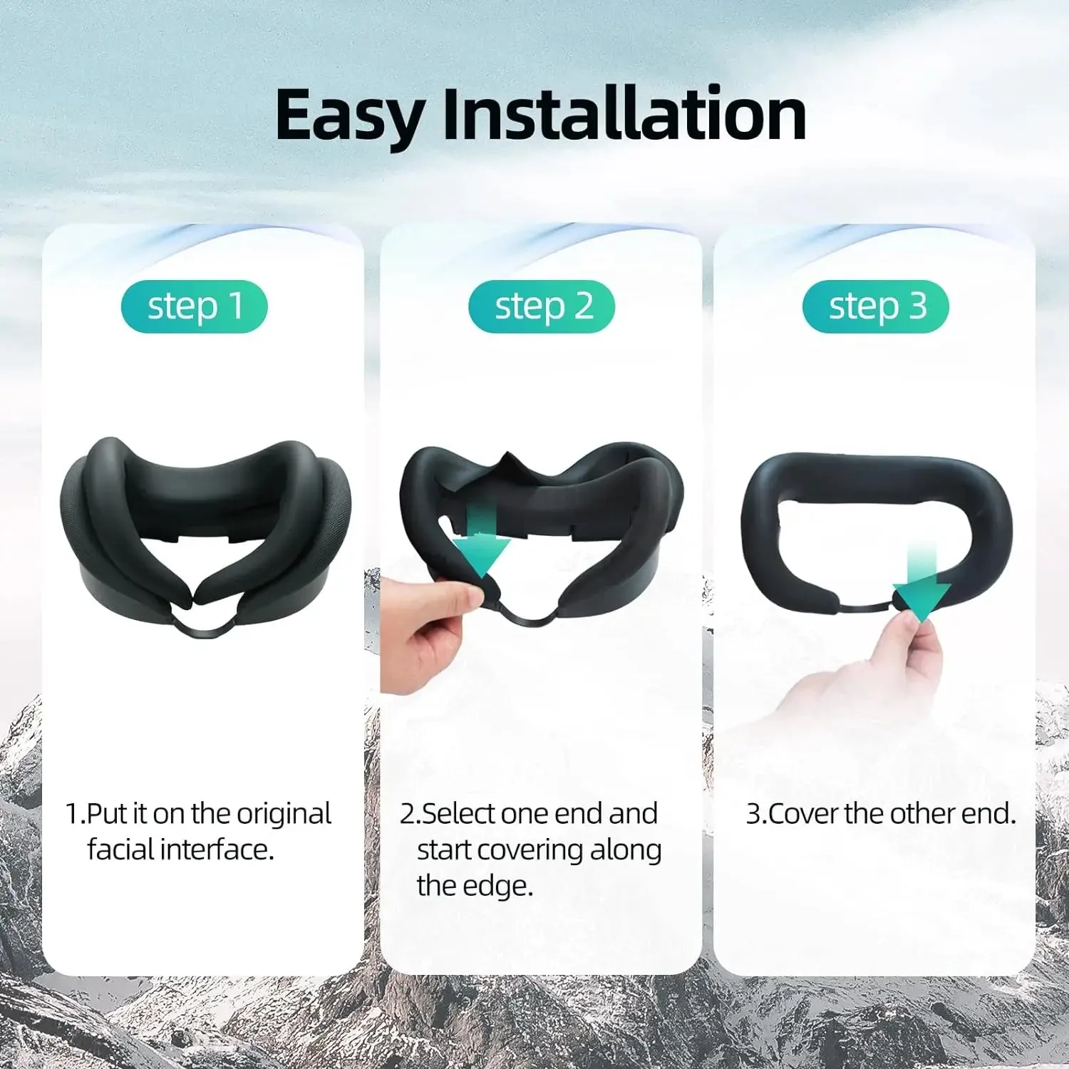 Silicone Facial Interface for Quest 3