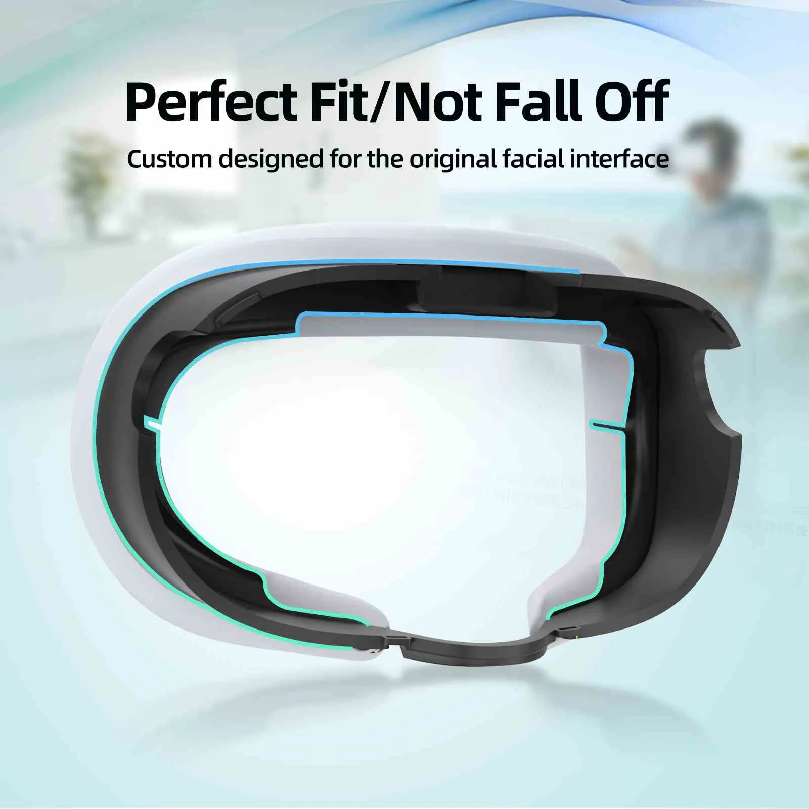 Silicone Facial Interface for Quest 3