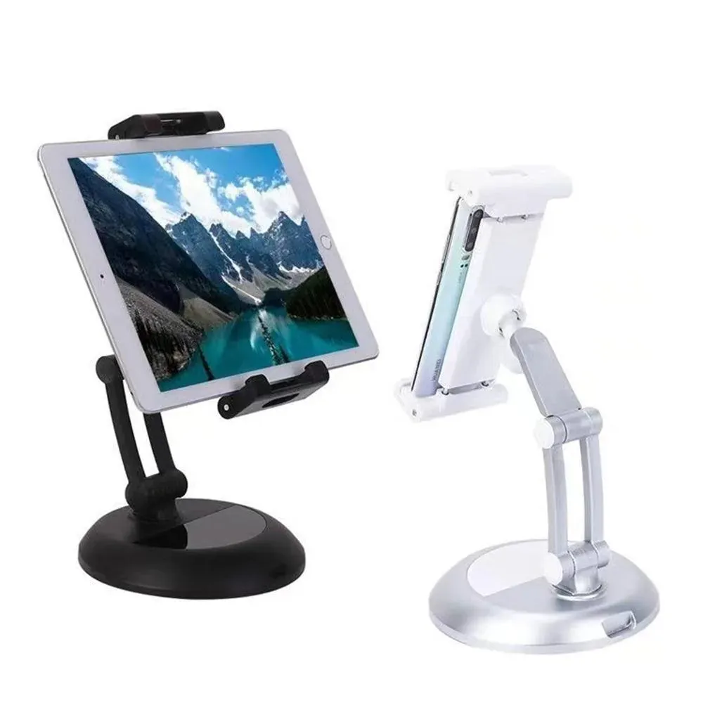 Sturdy Holder For Phones and Tablets: Adjustable Stand, suits iPad, Tablets and large phones