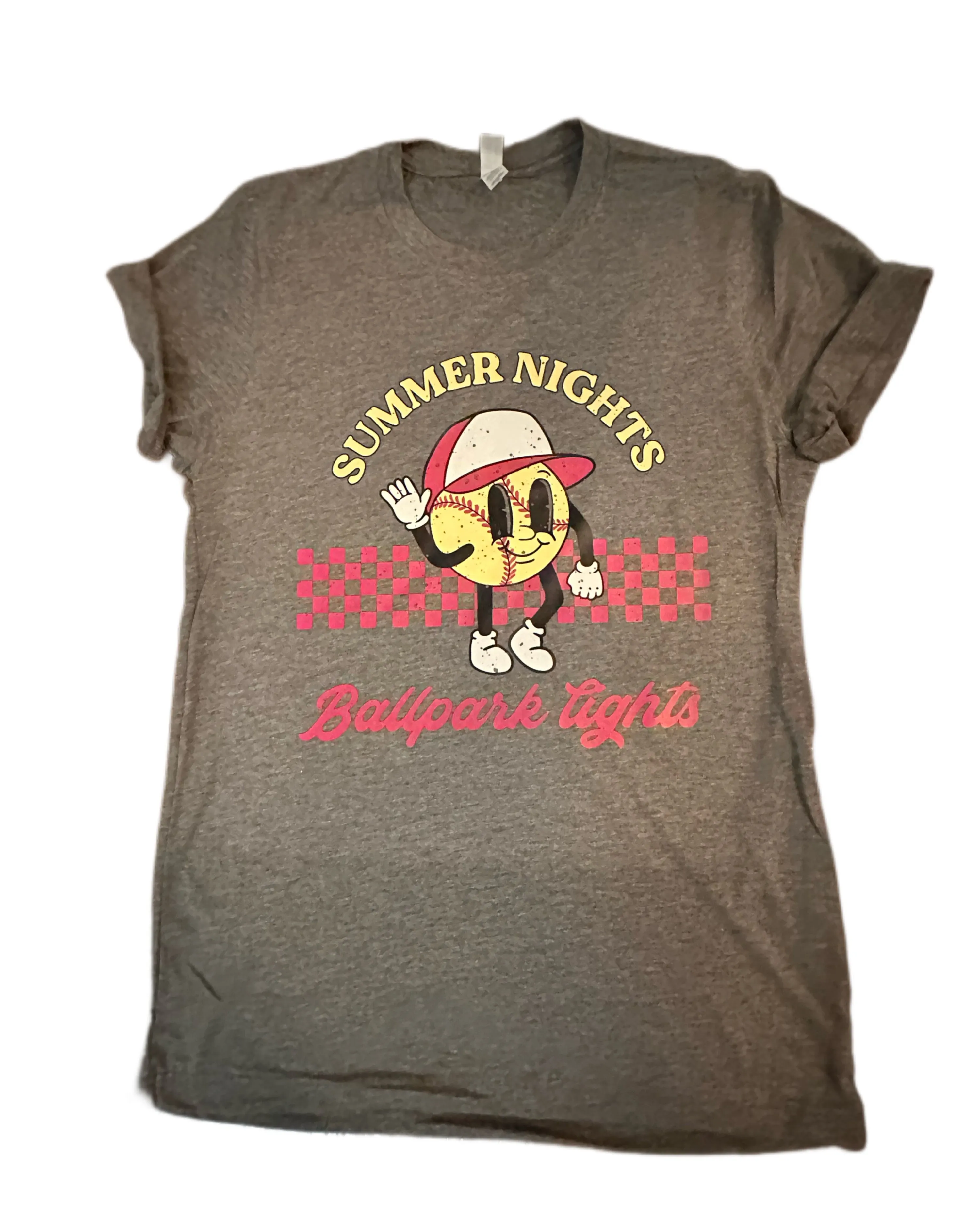 Summer Nights & Ballpark Lights Softball T-Shirt