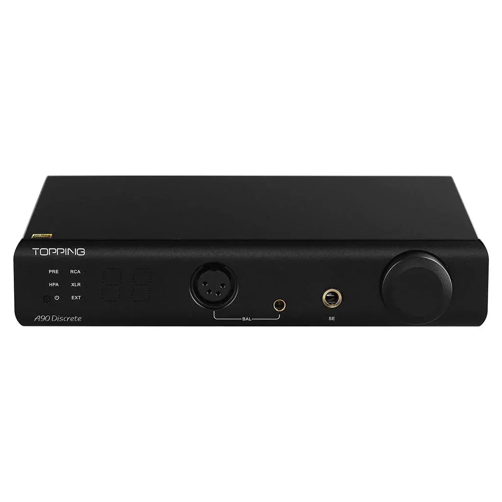 Topping A90 Discrete Balanced Headphone Amplifier & Pre-Amplifier - Open Box