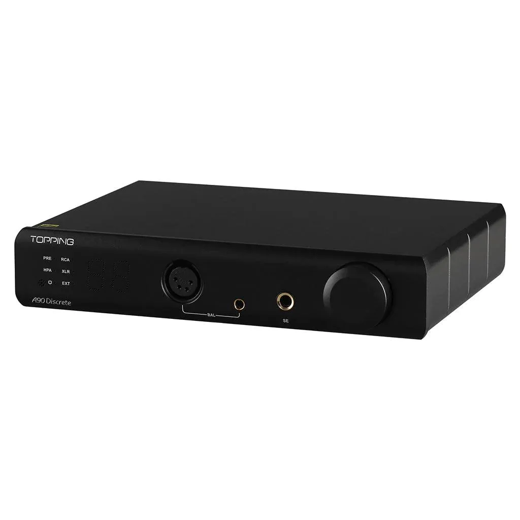 Topping A90 Discrete Balanced Headphone Amplifier & Pre-Amplifier - Open Box
