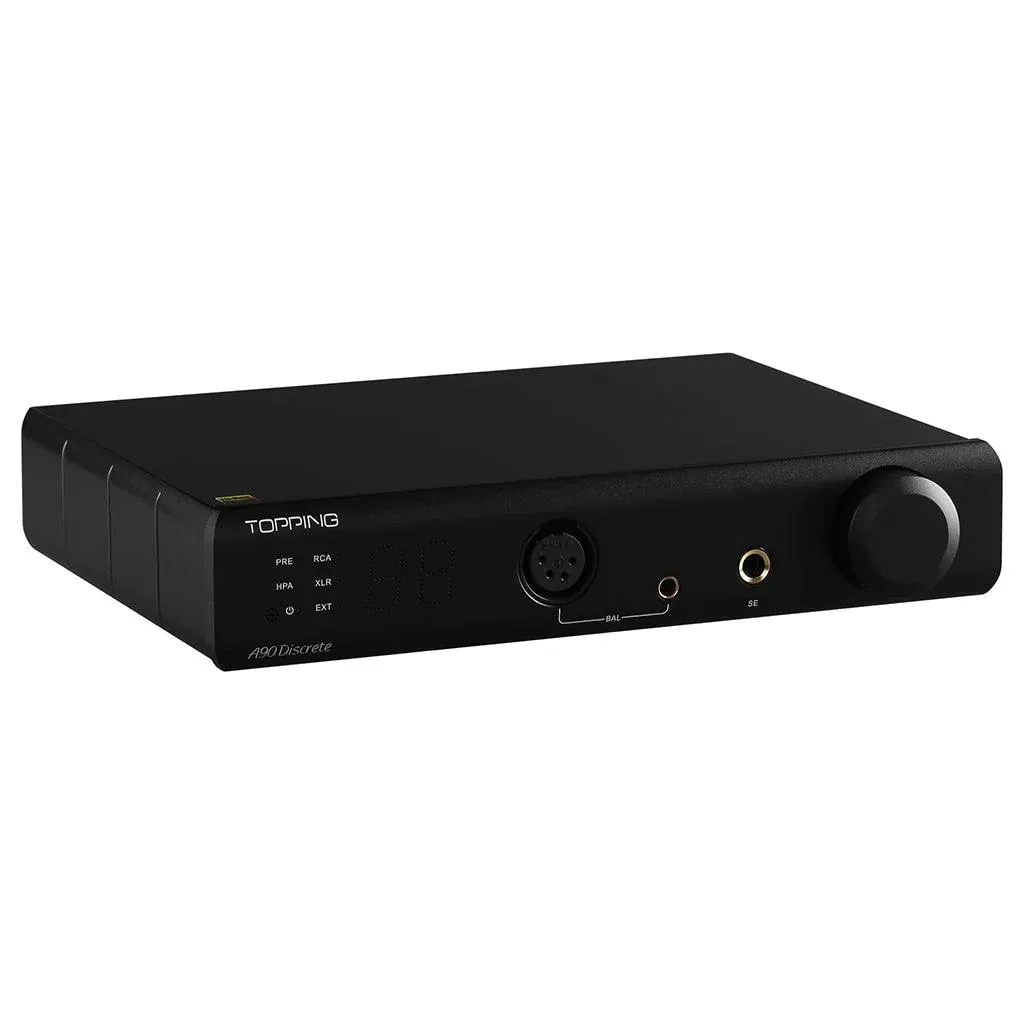 Topping A90 Discrete Balanced Headphone Amplifier & Pre-Amplifier - Open Box