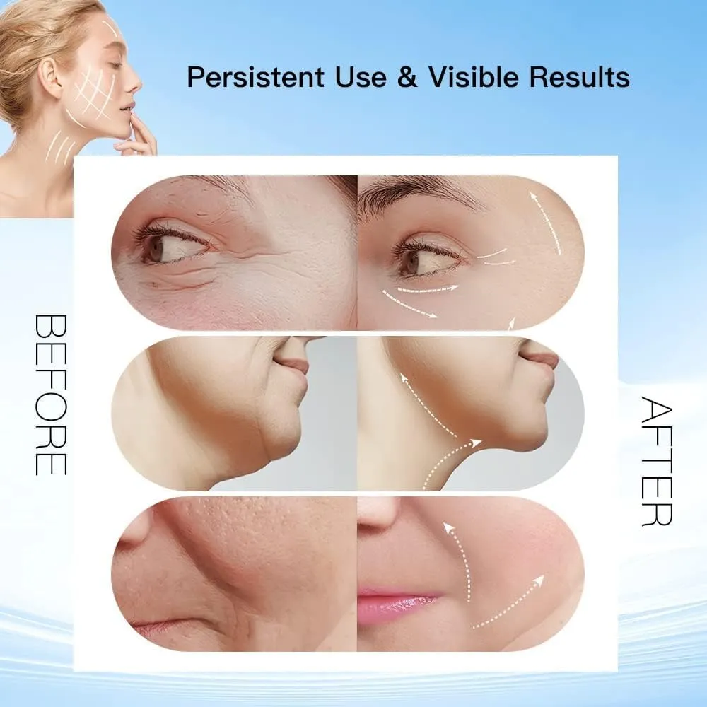 Transform Your Skin with HIVAGI® 7 in 1 Red Light Therapy Face Lift Device: Ultimate Anti-Aging Solution.