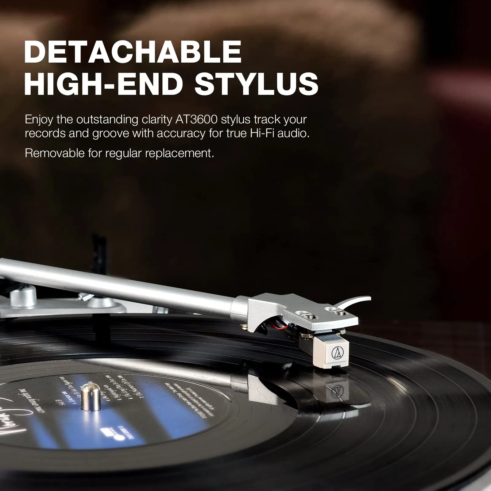 Turntables Belt-Drive Record Player.