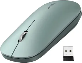 UGREEN 90374 Wireless 2.4G Slim Silent USB Cordless Computer Mouse with 4000 DPI,18-Month Battery Life(Green)