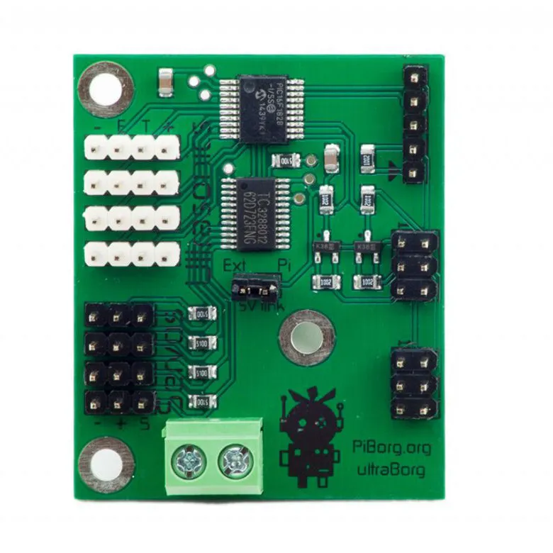 UltraBorg - PWM Servo Control w/ Ultrasonic Sensor Support