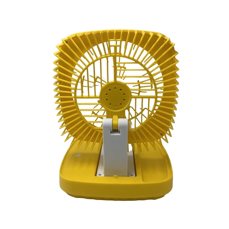 Versatile Lighting Storage Table Lamp Fan F50-8-1338 Yellow