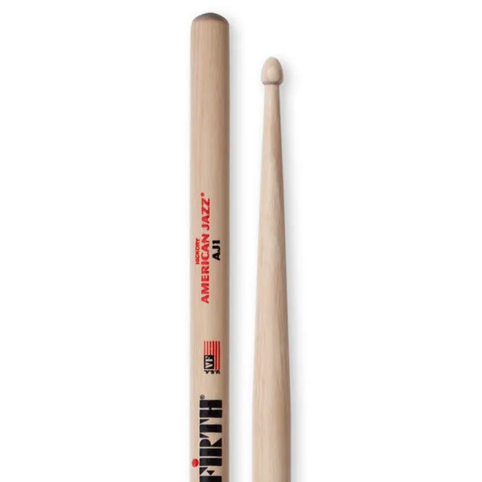 Vic Firth Jazz Wood Tip Hickory Drumsticks