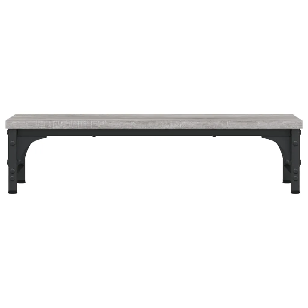 vidaXL Monitor Stand Grey Sonoma 55x23x14 cm Engineered Wood