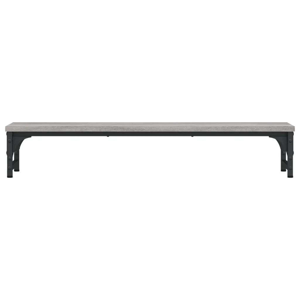 vidaXL Monitor Stand Grey Sonoma 85x23x15.5 cm Engineered Wood