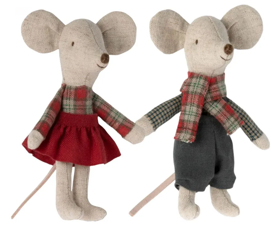 Winter Mice Twins, Little Brother and Sister
