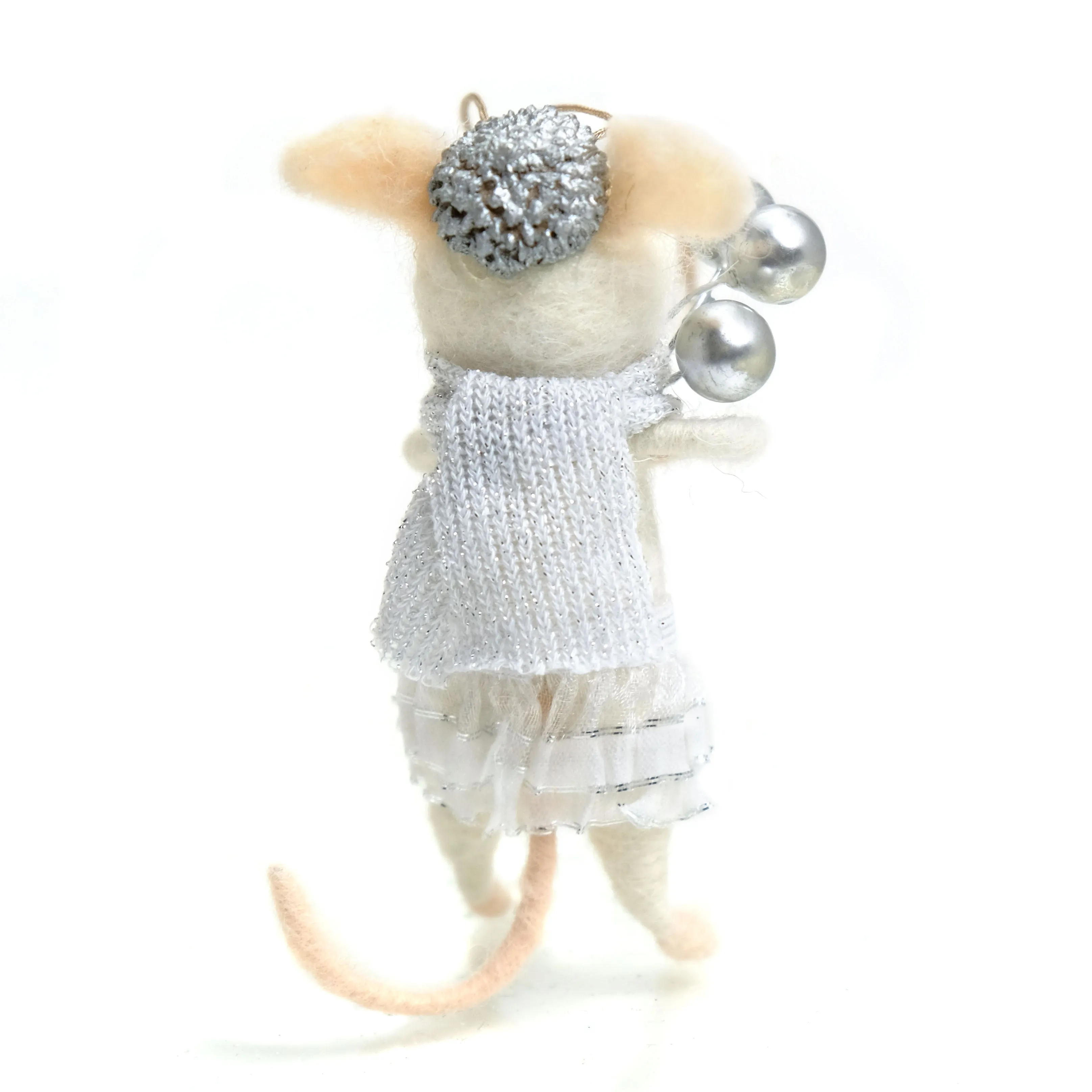 Wintertime Mice Felt Ornament