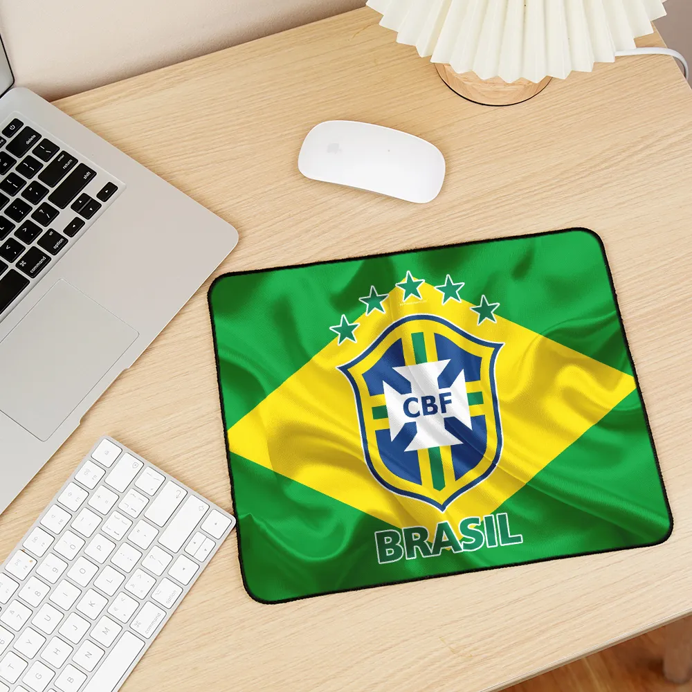 World Cup Brazil Team Logo Custom Photo Mouse Pad