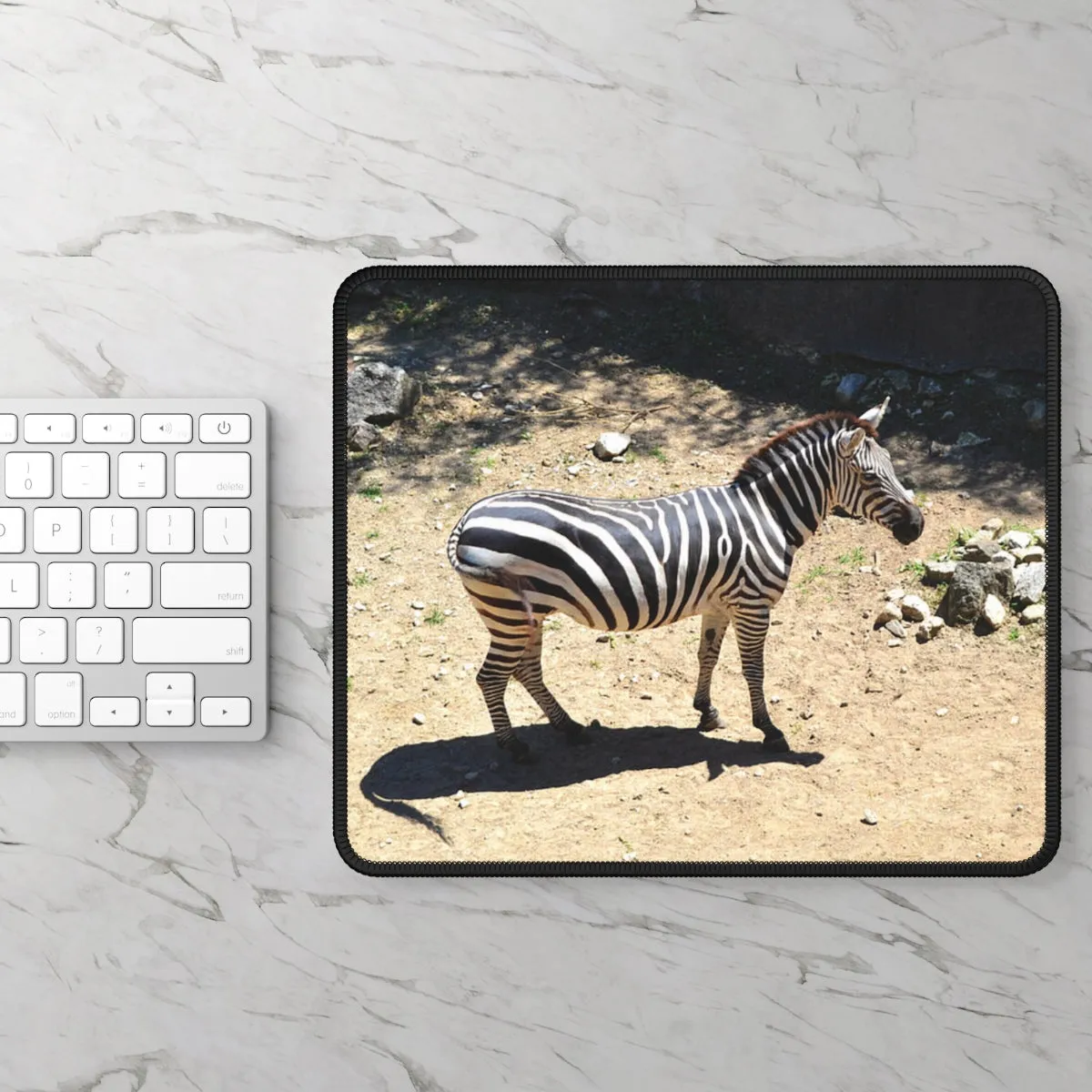 Zebra Gaming Mouse Pad