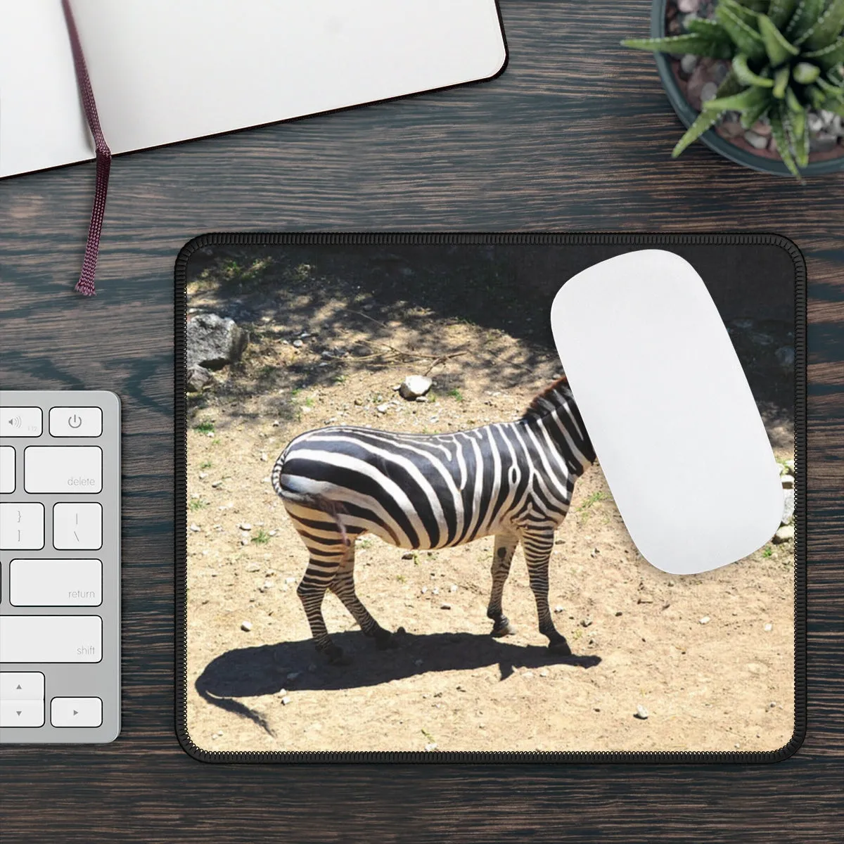 Zebra Gaming Mouse Pad