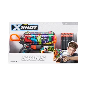 ZURU X Shot Skins Flux Dart Blaster  Graffiti